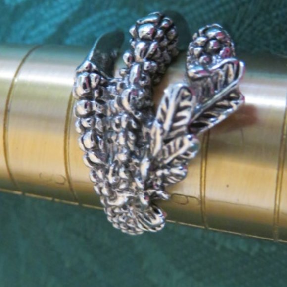 nwot DRAGON Claw Ring Titanium Steel Size 8.5 (K213) - Picture 2 of 5
